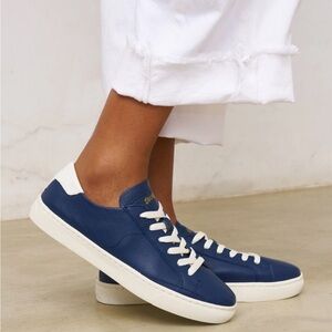 Soludos Navy and White Casual Shoes